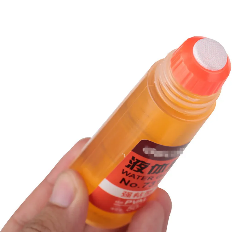 2 sztuk 50ml DIY silne stałe klej uczeń ręcznie klejone kij, wysokiej lepkości koperta klej PVP mocny klej szkolne materiały biurowe