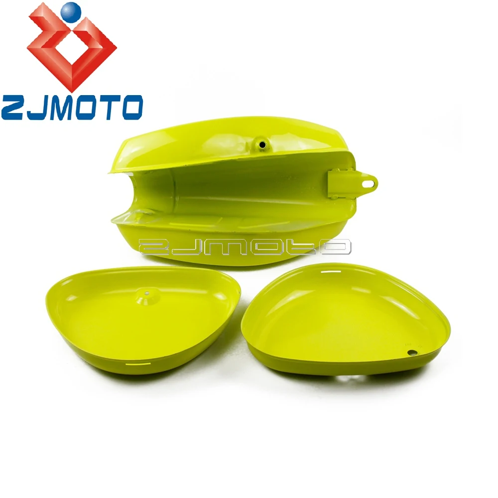 6 Color Motorcycle Fuel Tank For Simson S50 S51 S70 S 50 S 51 S 70 Fuel Oil Tank 200200 w/ Side Covers Engine Protection Pad