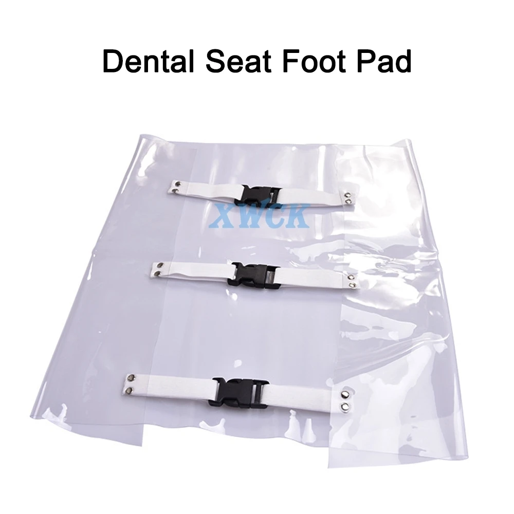 

1pcs Dental Chair Mat Cushion Foot Pad undefiled Dental Seat Unit Dustproof Cover possess Elastic Bands Protector