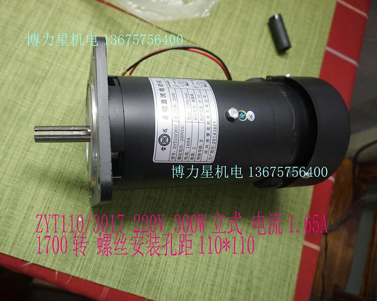 ZYT110 / 3017 permanent magnet DC motor 300W vertical feed motor discharge bag machine