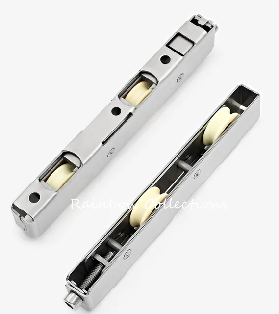 2pcs Stainless Steel Sliding Door Plastic Steel Window Pulley Aluminum Alloy Roller Muted Nylon Wheel Household Hardware Part 4