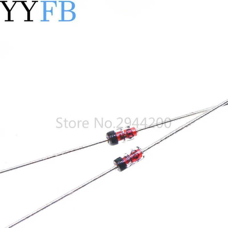 Novo 1n4148 do-35 interruptor retificador diodo volume 4148 do35 tubo de vidro em linha reta