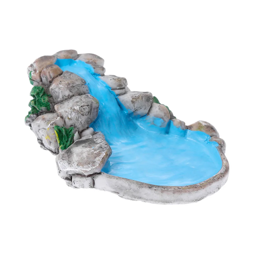 Cute Miniatures Fairy Garden Decoration Micro Landscapes DIY Resin Craft Grassland Bridge Pool Accessories