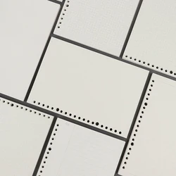 A5 Notebook Inner 20 Holes DOT Blank Grid Lined Page Paper Filler Refill Planer For Ring Binder Note Book Notepad Journal