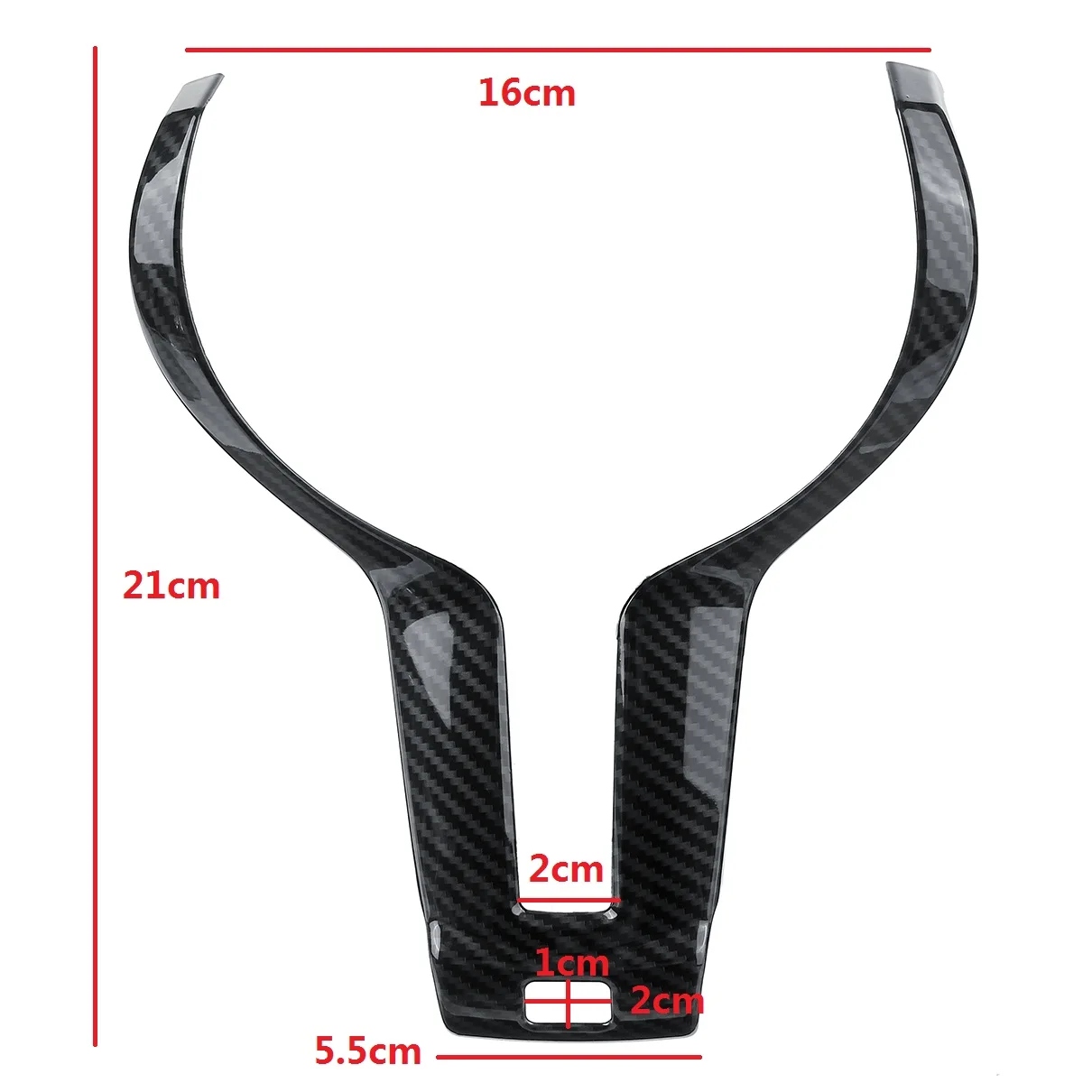 

For BMW F20 F22 F21 F30 F32 F33 F36 F06 F12 F13 X5 F15 X6 F16 M-Sport Carbon Black Steering Wheel Trim