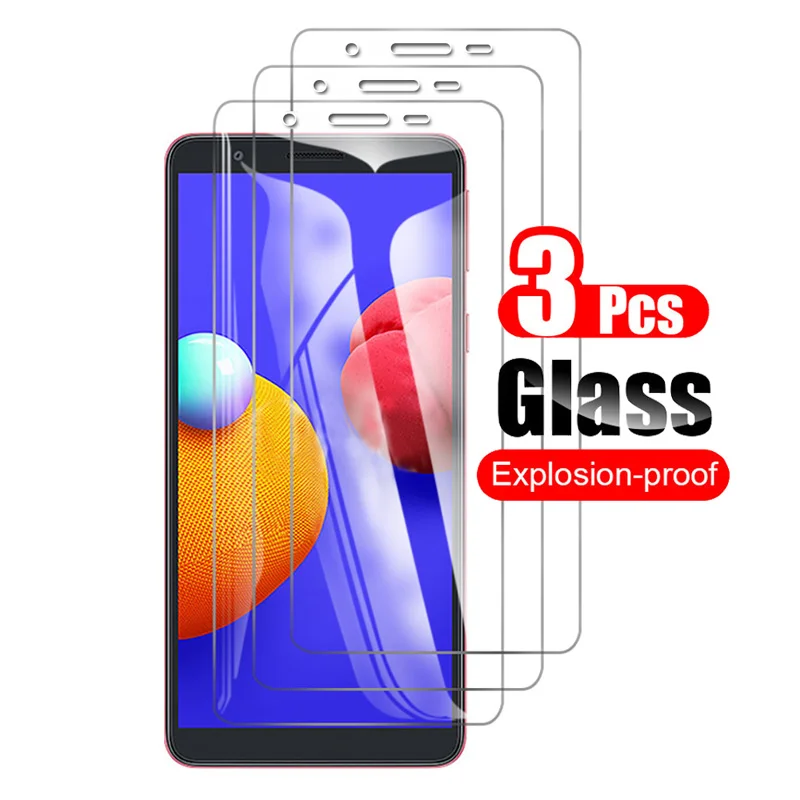 3Pcs Tempered Glass For Samsung Galaxy A01 Core SM-A013F Screen Protector For Samsung Galaxy A01 Core Protective Film 9H Clear