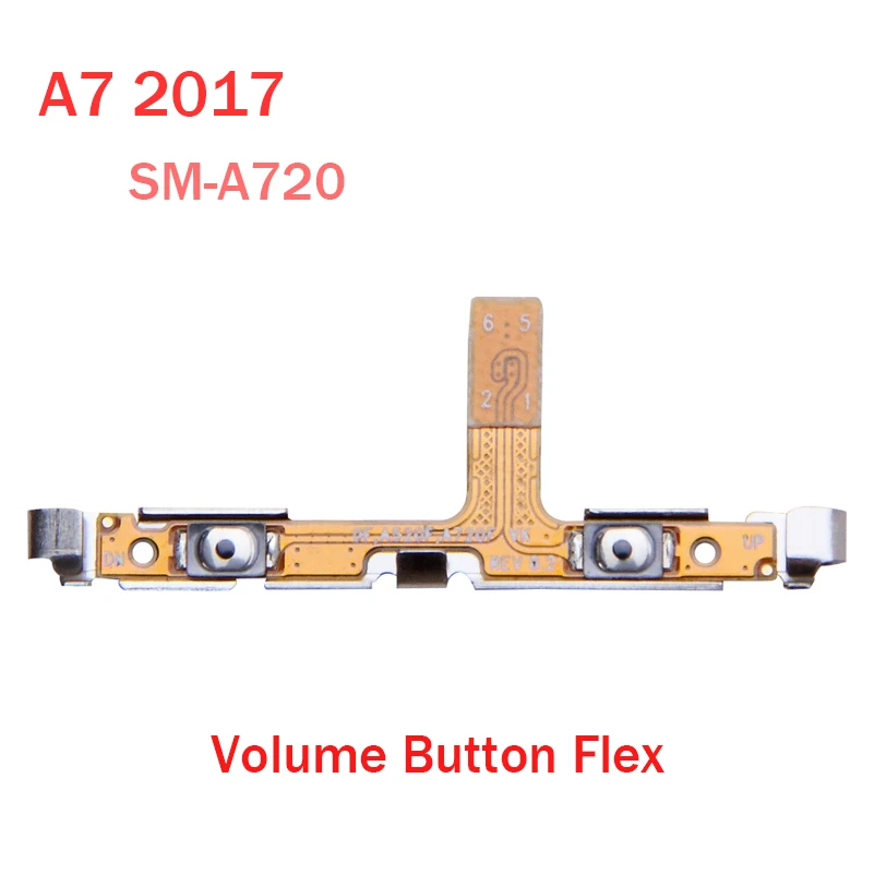 Power On Off Button Volume Switch Key Control Flex Cable Ribbon For Samsung Galaxy Galaxy A21 A6 Plus 2018 A7 2017 A7 2018 Note