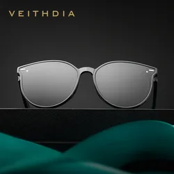 VEITHDIA 여성용 빈티지 편광 선글라스, UV400 렌즈, 고양이 눈, 여성 패션 브랜드, 디자이너 안경, S852