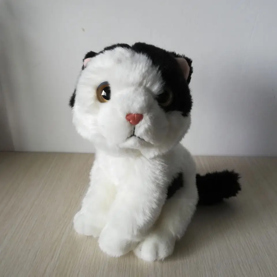 lovely cartoon cat plush toy,about 21cm coloured kitty soft doll baby toy birthday gift h1885