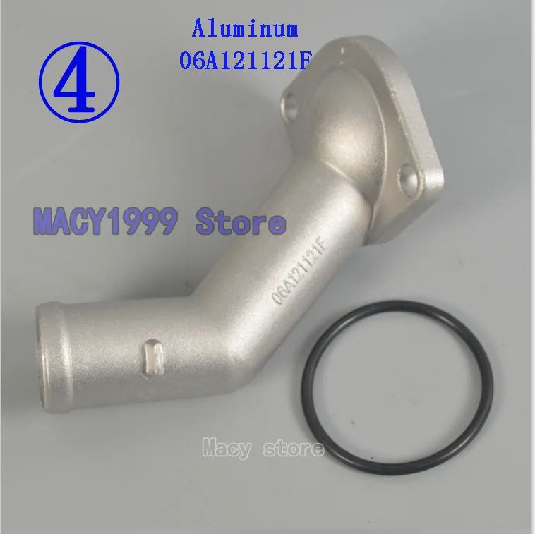 Aluminium alloy Cooling Coolant Hose Connector Supercharger Pipe fit For Golf MK4 Bettle A3 S3 TT Seat Leon 1.6 1.8T