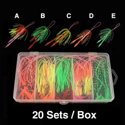 Kabura Jigging Madai Assist Hooks Strong Tai Rubbers Silicone Skirts Filaments Ribbons Different Colors Slider Jigs Tails Sinker