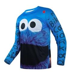 KEYIYUAN-Camiseta de Motocross para Hombre, Maillot de Manga Larga para Ciclismo de montaña y descenso