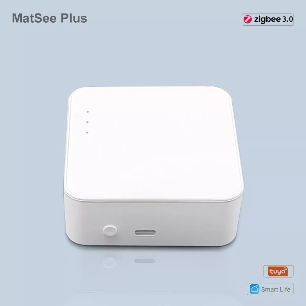 Tuya ZigBee 3.0 Gateway Hub LAN com e sem fio Smart Home Center Bridge App Controle remoto Tuya Subdevice Signal Stable Works with Google Home Alexa