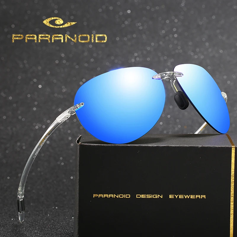 

PARANOID Vintage Sunglasses UV400 Men's Sun Glasses For Men Driving Black Goggles Oculos Male 8 Colors Model 8512 P8512