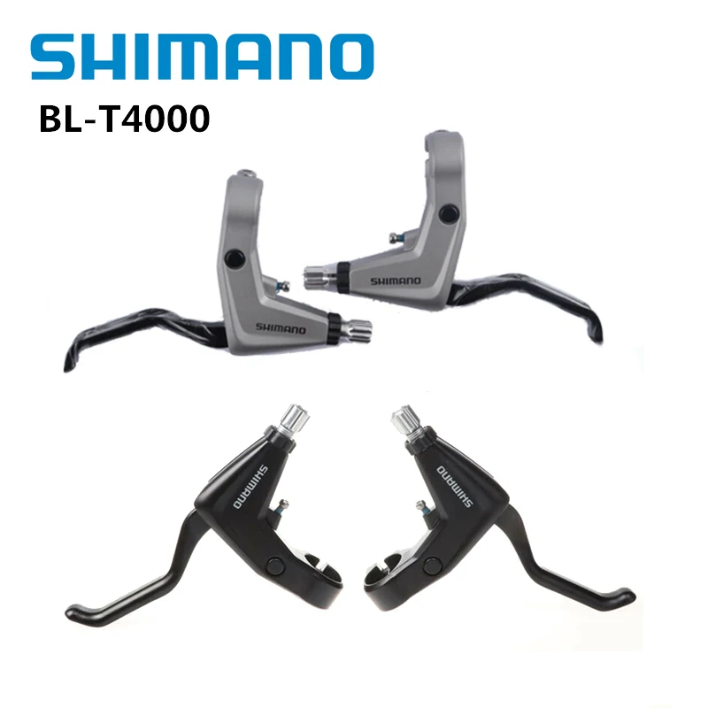 Shimano Alivio BL T4000 T4010 MTB Road Bike Bicycle T4000 Brake Lever Set - Black 22.2mm V-brake Brakes Lever Left and Right