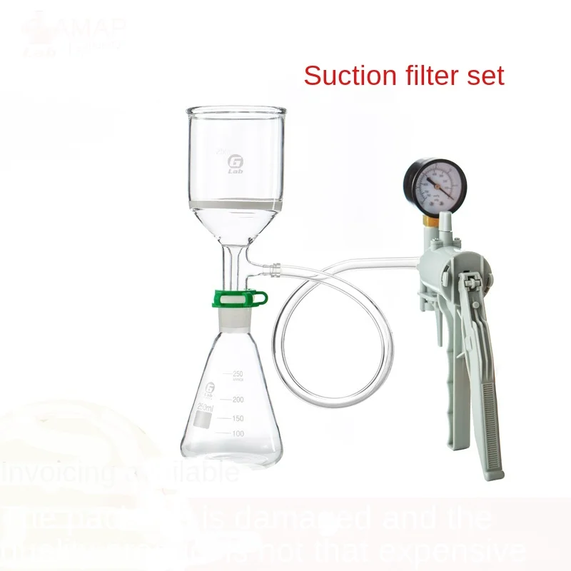 Filter Device Filter Bottle Filter Funnel Set With Manual Vacuum Pump 250ml/500ml/1000ml