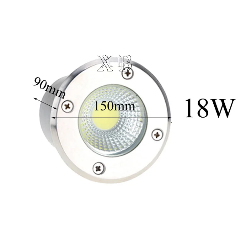 Waterdichte led licht tuin ondergrondse 3W 5W 10W 15W IP68 Outdoor Begraven Tuinpad Spot verzonken Ingegraven Verlichting 220V DC12V
