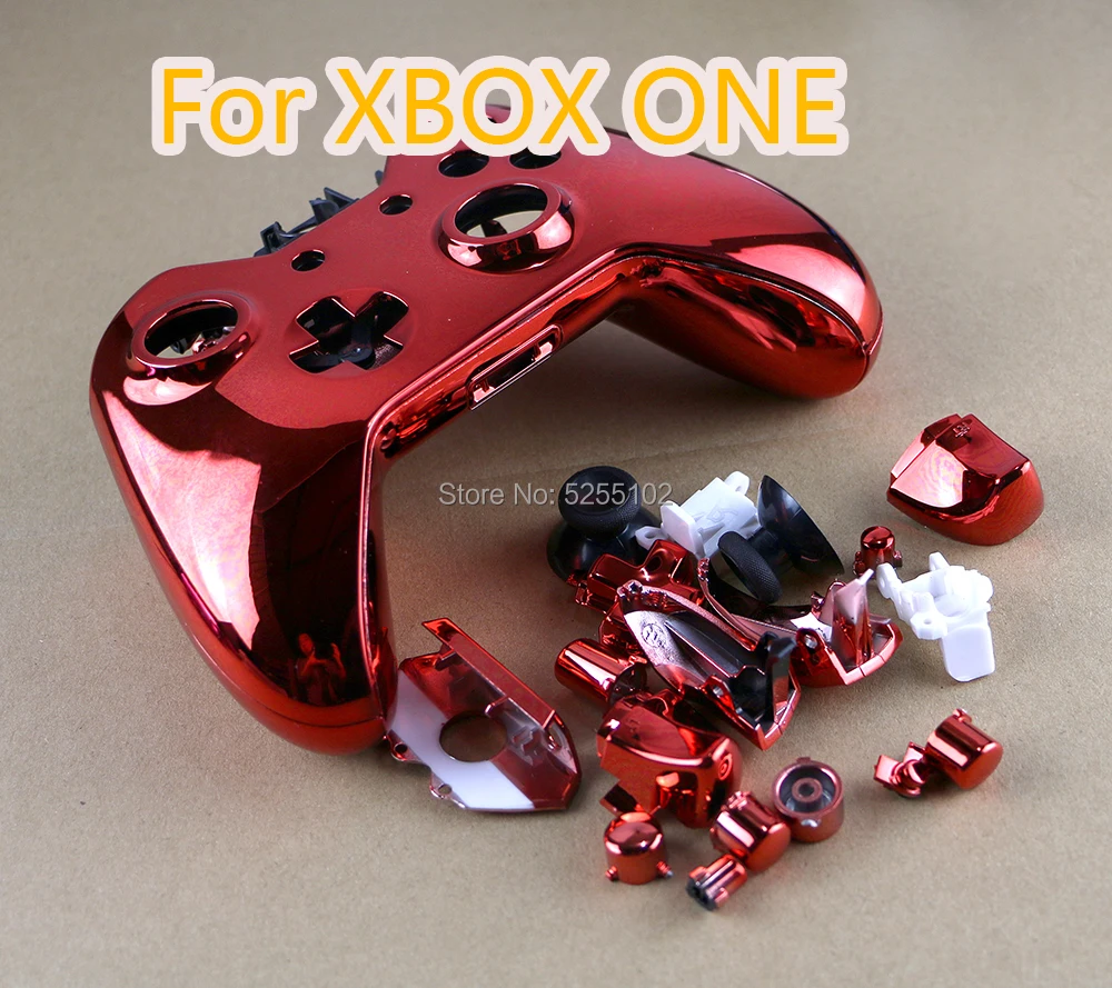 1set Chrome Plated Full Housing Shell Case Kit Replacement Parts for Xbox One XBOXONE Wireless Controller