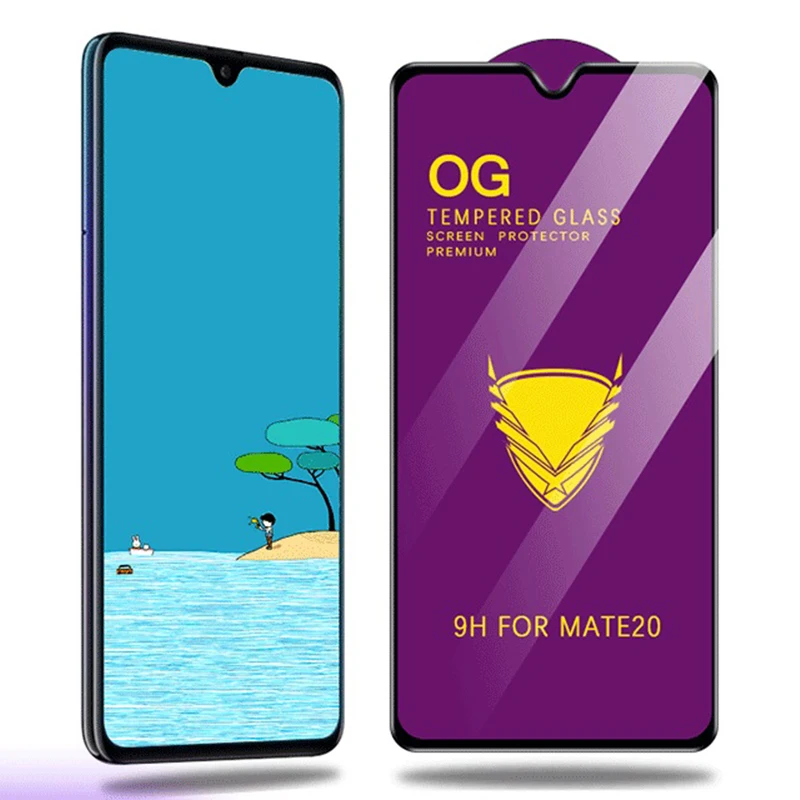 

Full coverage protective glass For Huawei Y9 2019 Honor 8X Enjoy 9 plus Tempered glass Screen Protector Film