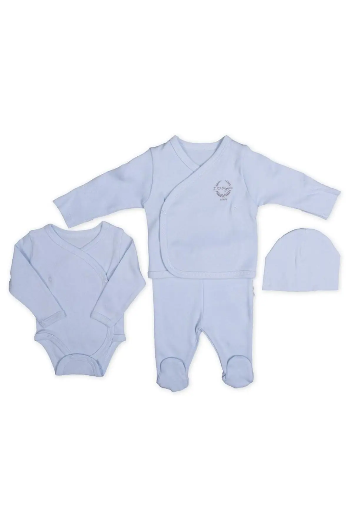 KitiKate Organic Basic Premature 4 pcs Set 78418 Blue