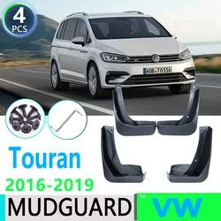 Guardabarros para coche, accesorio para Volkswagen VW Touran 2016, 2017, 2018, 2019, MK2