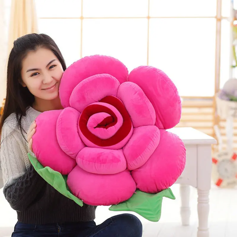 新しい 25-48 センチメートルぬいぐるみ飾る必須ユニバーサル花腰椎パッドヘッドレストホールド枕ホームスローソファローズ