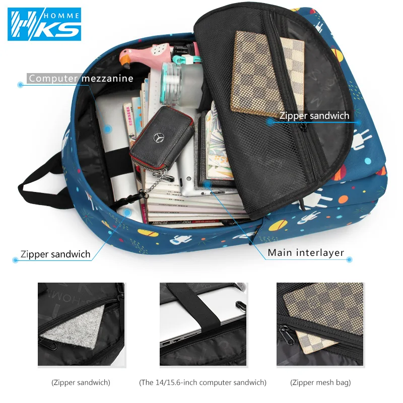 Women Backpack Anti Theft Backpack Laptop Shoulder Bags Nylon Teen Girl School bag Mochilas Female Student School Backpack