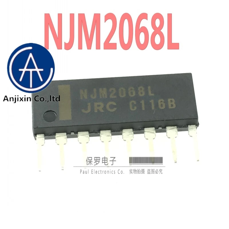 

10pcs 100% orginal new real stock Low noise operational amplifier NJM2068L NJM2068LD SIP-8