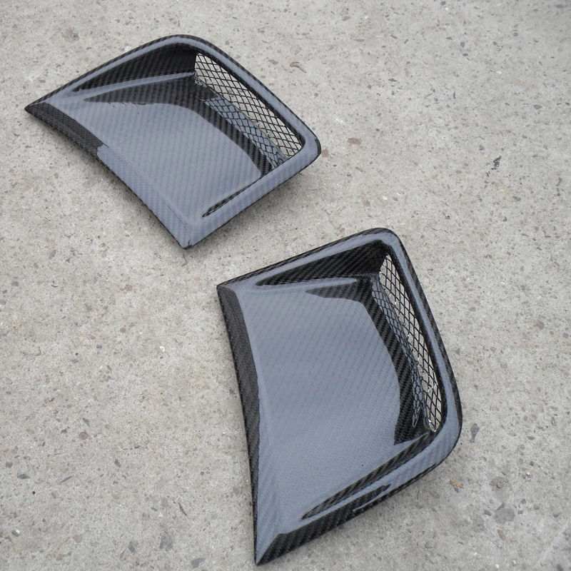 For Subaru Impreza WRX 10th Front Side Air Vent Carbon Fiber Front Bumper Scoops Air Duct Vent 2008~2011