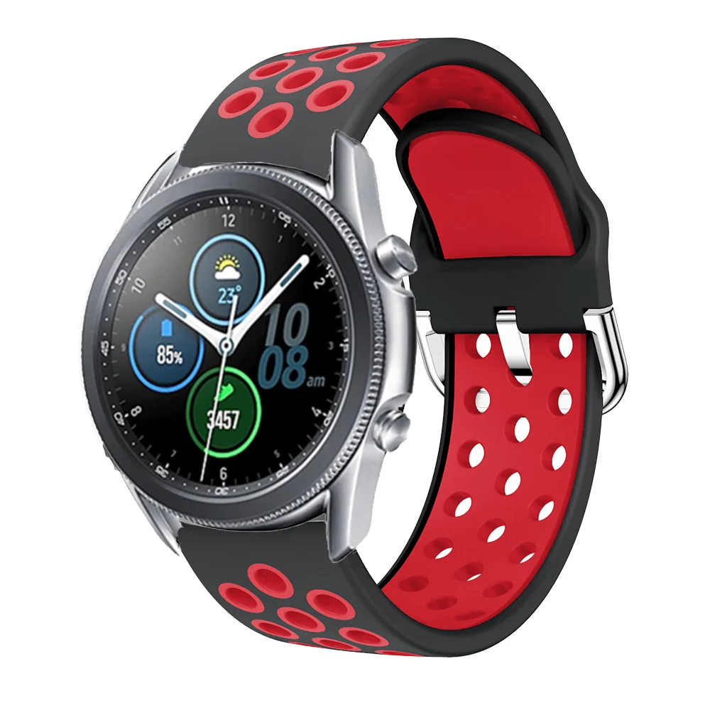 For Samsung Galaxy Watch 3 41mm 45mm Watchband Silicone Sport Soft Strap Bracelet For Galaxy Watch 42mm 46mm/Gear S3 S2 Band image 6