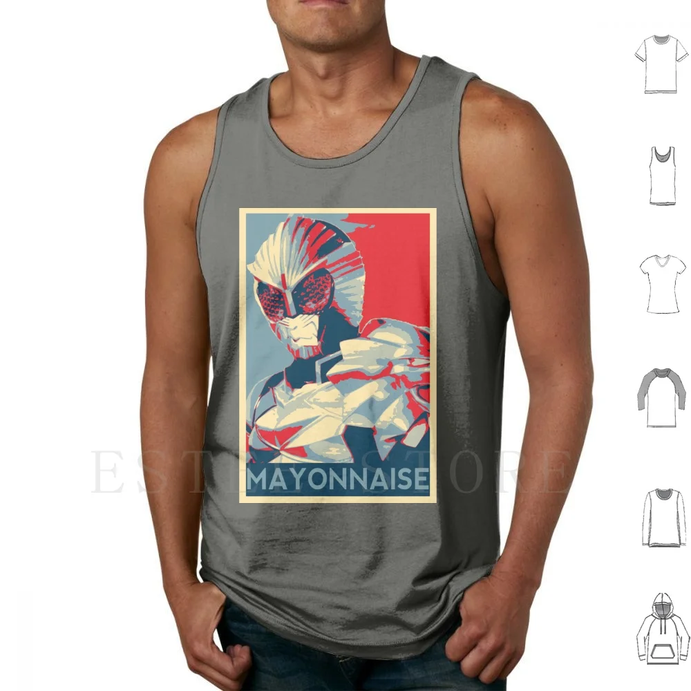 Mayonnaise Tank Tops Vest Kamen Rider Beast Wizard Masked Tokusatsu Toku Nitoh Kosuke Kousuke