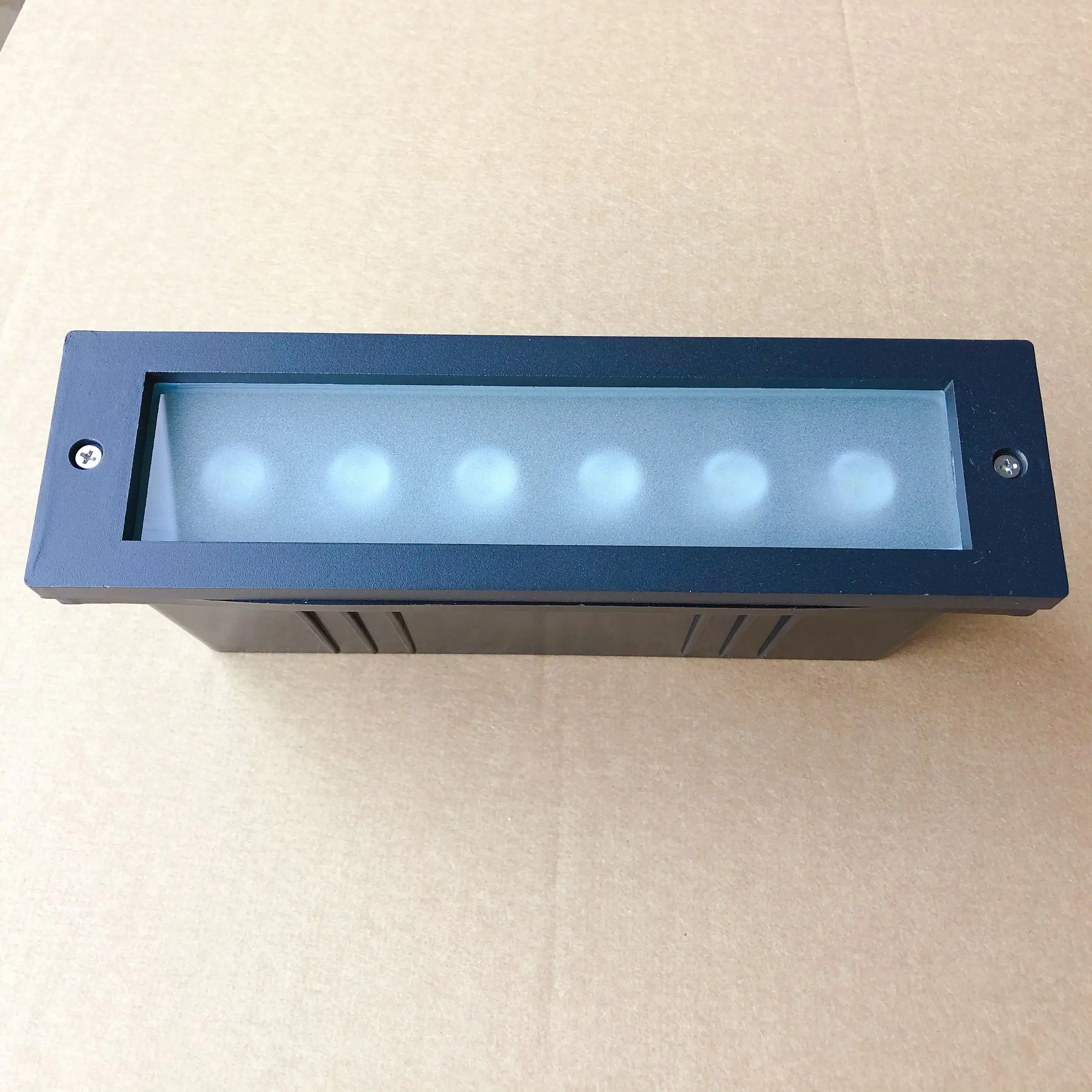 Waterproof 12W LED Underground Light AC85-265V DC12V 6x2W 12W Long Inground Lamps Bar stage Garden Floor Outdoor Lighting