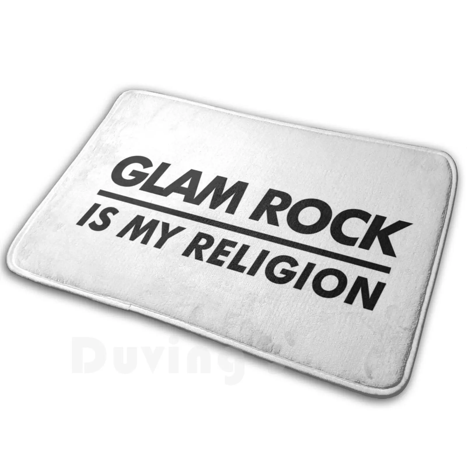 

Glam Rock Is My Religion Ковер Коврик Коврик Подушка Мягкая Музыка Жанр Религия Глем Панк Поцелуй Алиса Купер Slade Queen