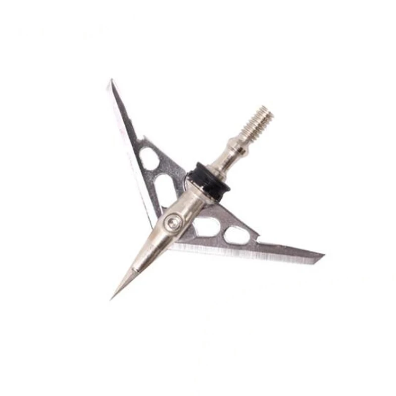 12Pcs caccia tiro con l'arco bulloni freccia Broadheads 2-Blade 100 Grain 2.3 "Cut Arrow Tips + custodia regalo gratuita