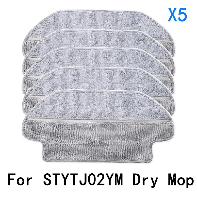 5 шт. моющиеся сухие швабры аксессуары для Xiaomi Mijia Mi Robot вакуумная Швабра Pro Mijia STYTJ02YM Роботизированный пылесос Viomi V2 P комплект