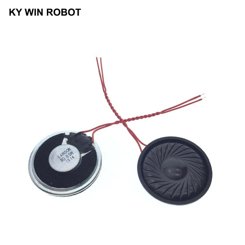 2szt/lot Nowy ultracienki głośnik 8 omów 1 wat 1W 8R Średnica głośnika 30MM Grubość 3CM 5MM z długością przewodu 6CM