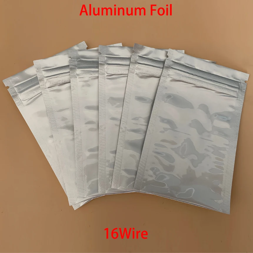 

8*12cm 8x12cm 7*23cm 7x23cm Aluminum Foil Food Self Seal ZipLock Zip Lock ESD Vacuum Anti Static Shielding Pouch Storage Bag