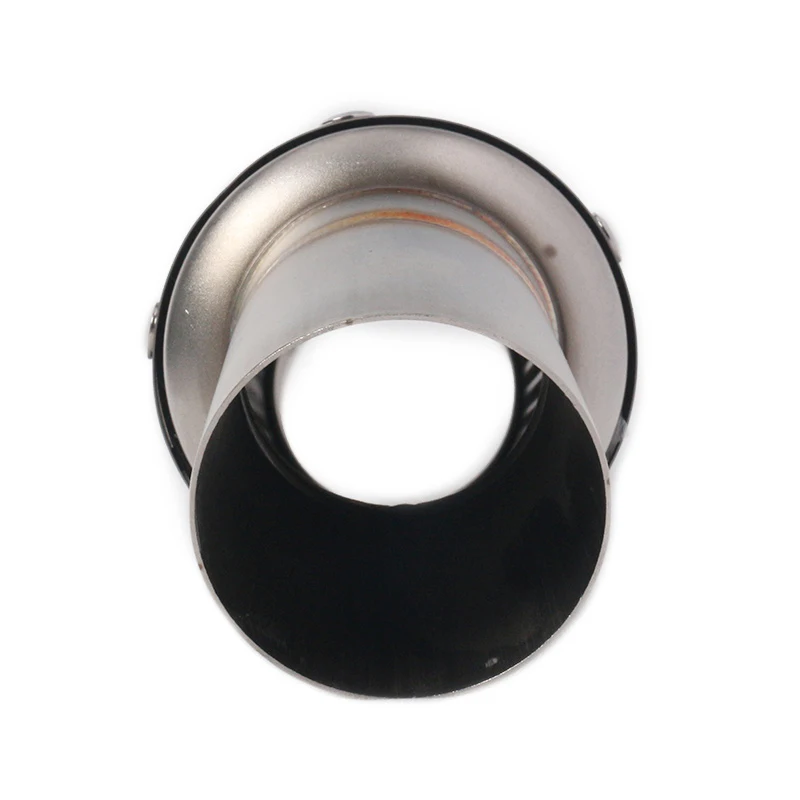 Universal Motorcycle Exhaust Tail Pipe Without Muffler 51mm Diameter 360/380mm Length Stainless Steel For Modified
