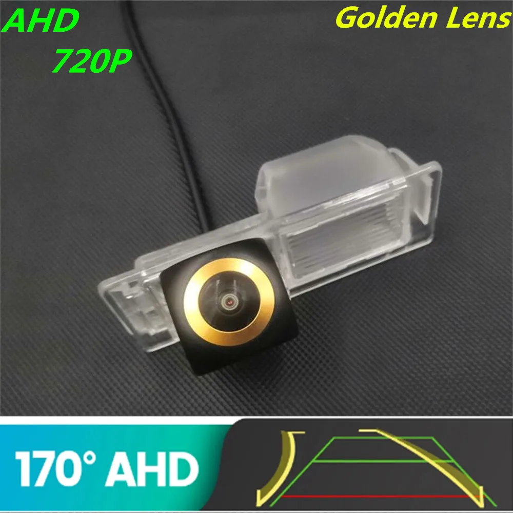 AHD 720P Golden Lens Trajectory Car Rear View Camera For Chevrolet Cruze Aveo 2012-2015 SonicTrax Trailblazer Vehicle Camera