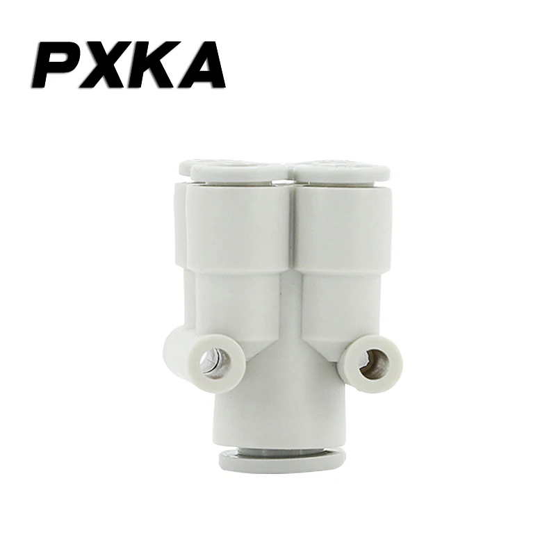 2PCS Quick Y-type reducer five-way KQ2UD06-08A pneumatic plastic quick plug 04-06A for SMC