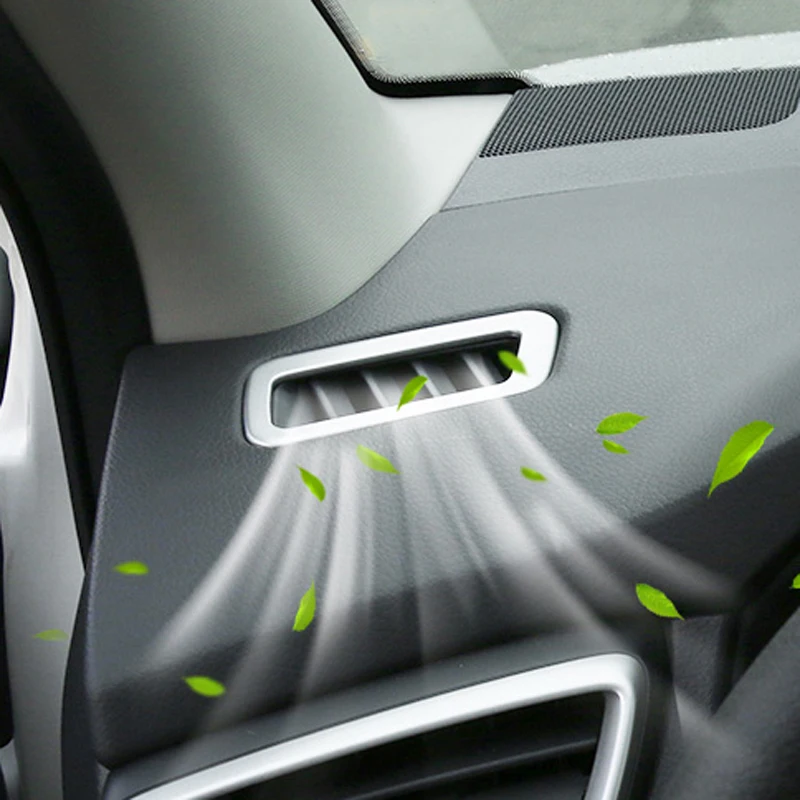 For Nissan Qashqai j11 2014 2015 2016 2017 2018 Dashboard Air Vent Trim Cover Bezel Interior Garnish Front Insert Frame