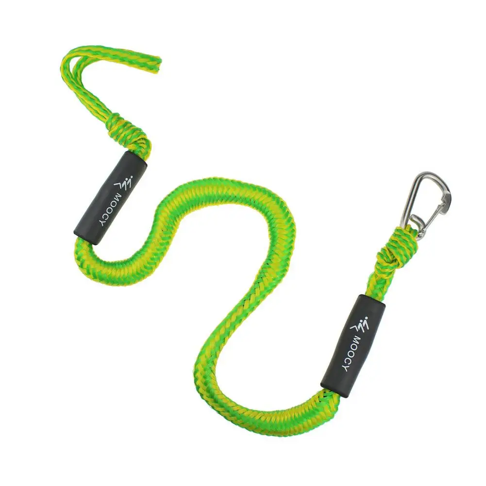 Boat Bungee Dock Lines Docking Rope Stretchable Mooring Rope Or Kayak, Jet Ski, Marine With Foam Float Stainless Steel Clip