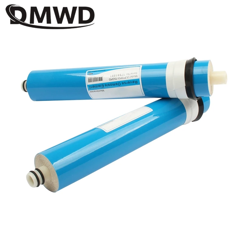 DMWD 75 GPD RO Membran 5 Bühne Wasser Filter Patrone Wasserfilter Umkehrosmose Element Wasser System Reinigung Zubehör