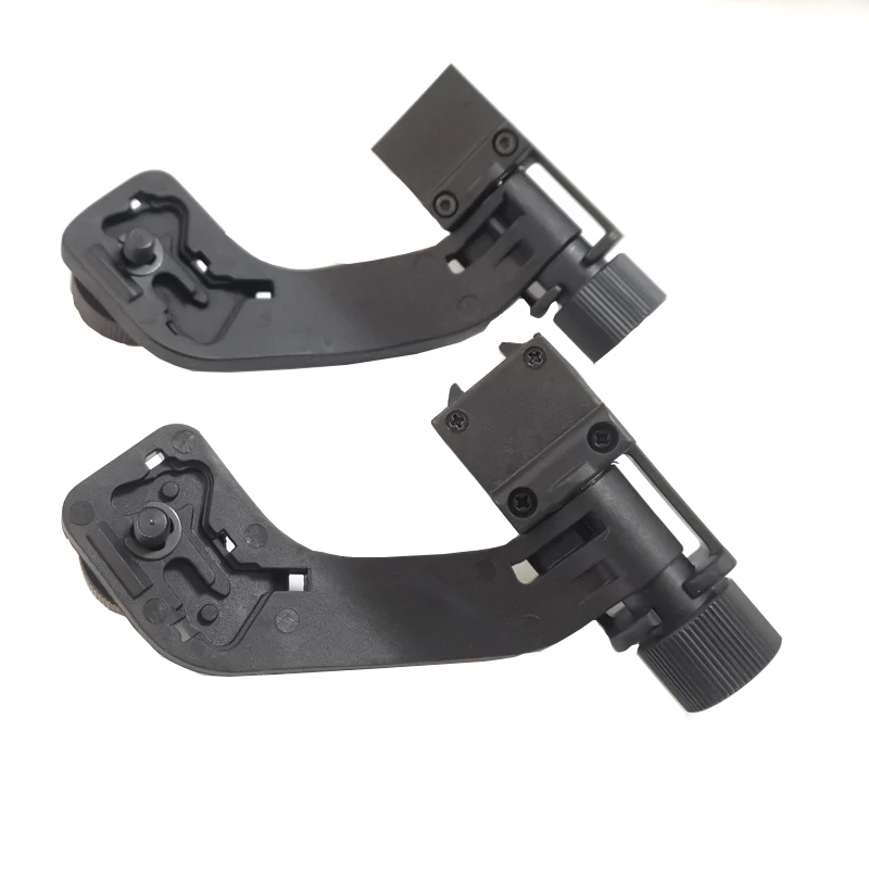 Taktyczne z tworzywa sztucznego metalu J ramię NVG Mount kask Adapter wspornika do polowania Airsoft Pvs 14 gogle noktowizyjne pasuje do Mich szybko