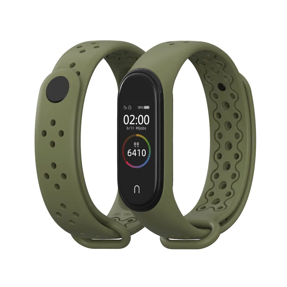 Strap for Mi Band 4 3 Sport Wrist Bracelet Mi Bend 4 Belt for Xiaomi  Pulseira Opaska My Band4 Silicone Miband 3 Smart Wristband