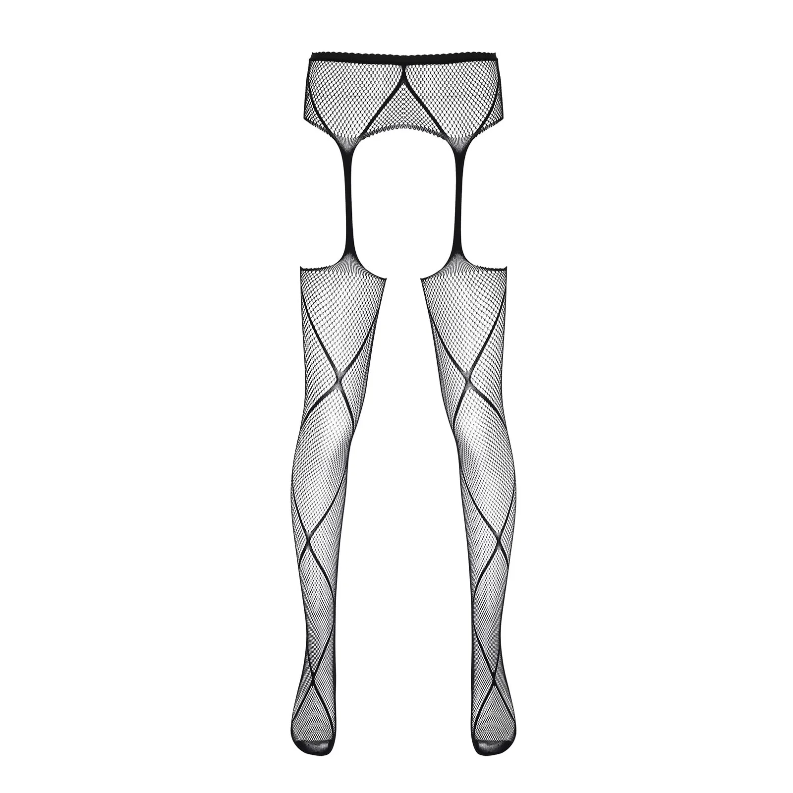 

Sissy Men Fishnet Stockings Tights See-through Crotchless Pantyhose Hollow Out Legging for Gays Lingerie Tempting Nightwear