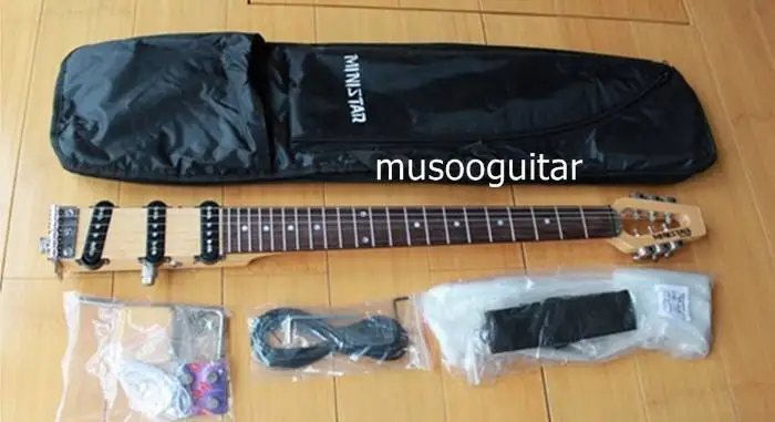 Ministar brand castar travel electric guitar