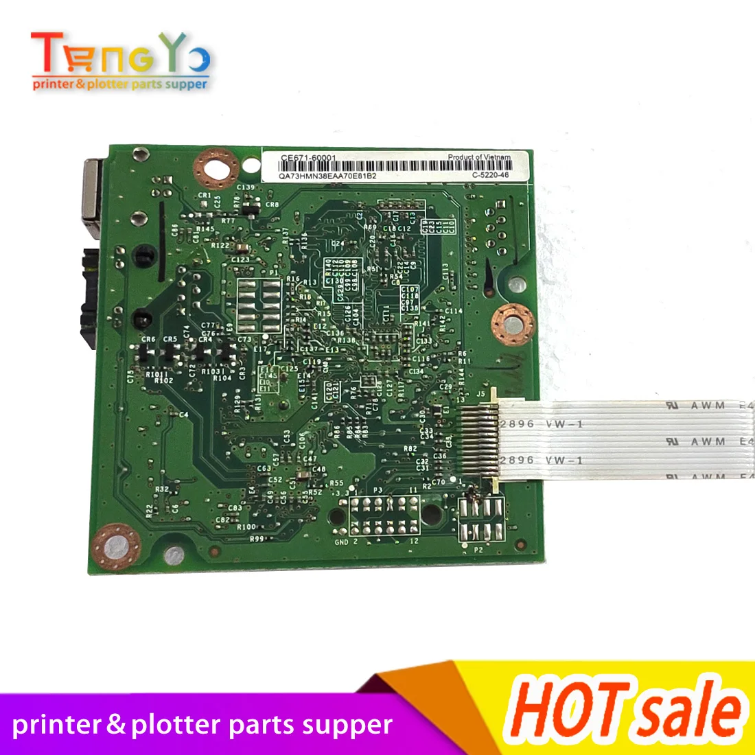 

Original RM1-7623-000 RM1-7623 Formatter Board PCA ASSY logic Main Board MainBoard mother board for HP 1606 P1606 P1606dn Series