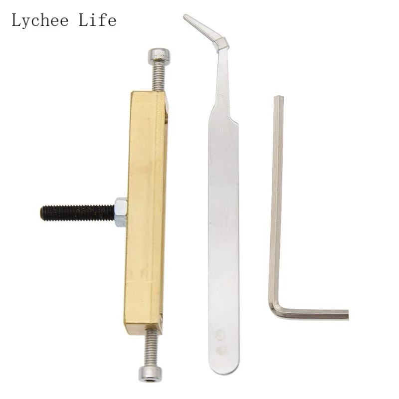 Lychee Life Leather Hot Stamping Machine Mold Tools DIY Word Punch Template Cutter Laser Cut Alphabet Mold Handmade Craft