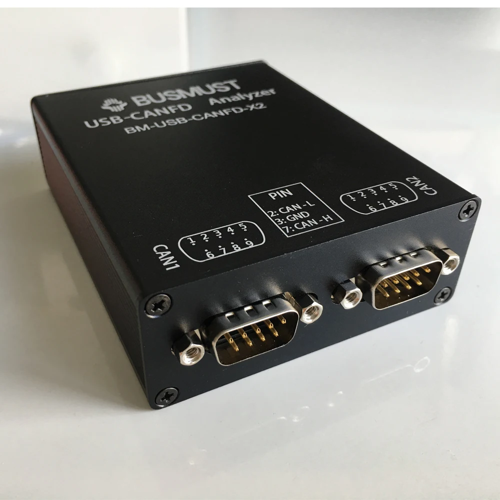 Dual Channel CAN Analyzer CANFD Analyzer USB to CANFD Busmaster Host Computer Upper Computer Secondary development